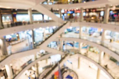 Soyut bulanıklık ve ufuk alışveriş merkezi