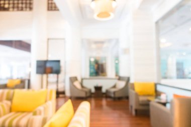Soyut bulanıklık ve ufuk güzel lüks otel lobisinde ve lou