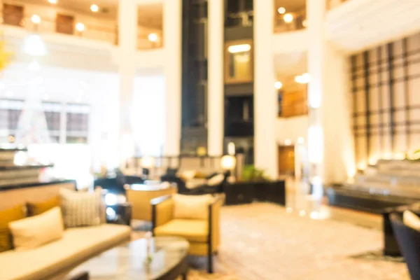 추상 흐림 및 defocused 아름 다운 고급 호텔 로비와 루 — 스톡 사진
