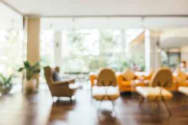 Bulanıklık otel lobi iç yaşam alanı