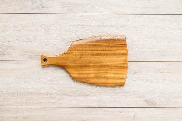 Kopya alanı ile ahşap arka plan ağaç kesme tahtasında