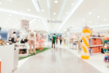 Soyut bulanıklık alışveriş merkezi deparmet mağaza iç arka planı için