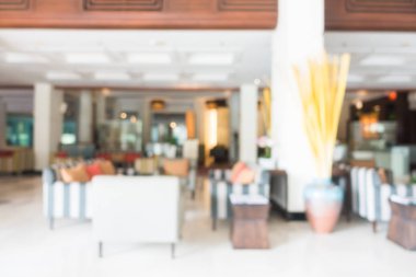 Soyut bulanıklık ve ufuk güzel lüks otelin lobi ve arka plan için iç salon