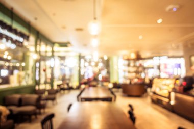 Soyut bulanıklık ve ufuk kahvaltı büfesi otel Restoran iç arka plan - Vintage filtre için