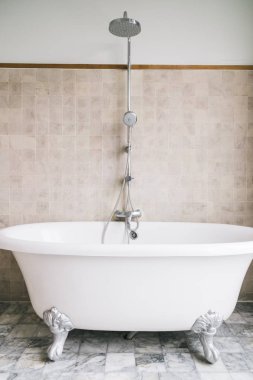 Küvet banyo iç dekorasyon