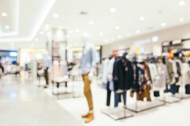 Soyut bulanıklık alışveriş merkezi deparmet mağaza iç arka planı için