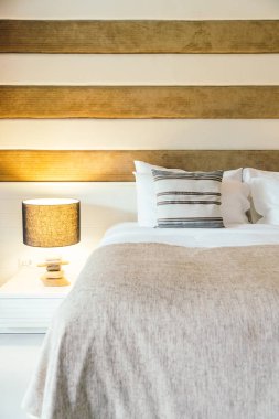 Yastık Yatak Dekorasyon yatak odası iç ışık lamba - filtre işleme ile