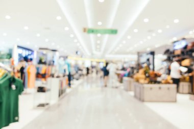 Soyut bulanıklık alışveriş merkezi deparmet mağaza iç arka planı için
