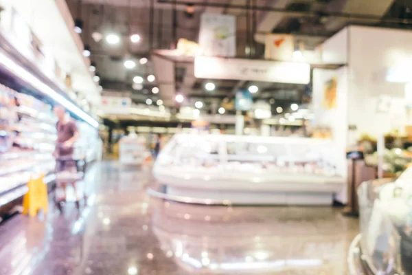 Abstrato Blur Supermercado Shopping Center Loja Interior Para Fundo — Fotografia de Stock