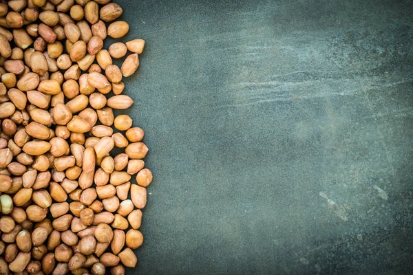 Fıstık kopya alanı için arka plan - sağlıklı gıda kavramı ile