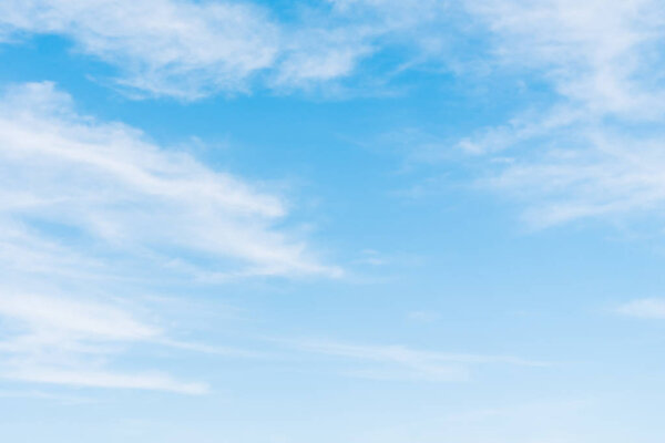 Beautiful white cloud on blue sky background