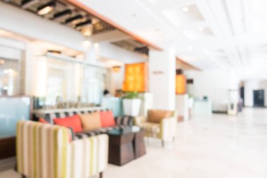 Soyut bulanıklık ve ufuk güzel lüks otelin lobi ve arka plan için iç salon