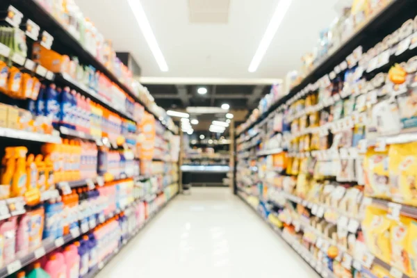 Abstrakte Unschärfe Supermarkt Einkaufszentrum Und Ladeninnenraum Für Hintergrund — Stockfoto