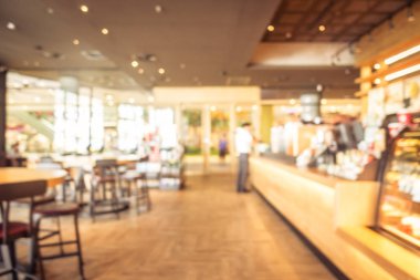 Soyut bulanıklık ve ufuk kahvaltı büfesi otel Restoran iç arka plan - Vintage filtre için