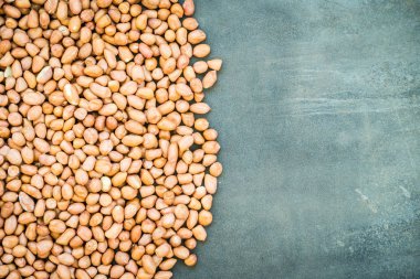 Fıstık kopya alanı için arka plan - sağlıklı gıda kavramı ile