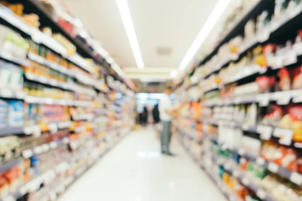 Abstrato Blur Supermercado Shopping Center Loja Interior Para Fundo — Fotografia de Stock