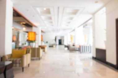 Soyut bulanıklık ve ufuk güzel lüks otelin lobi ve arka plan için iç salon