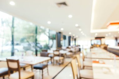 Soyut bulanıklık ve ufuk kahvaltı büfesi otel Restoran iç arka plan - Vintage filtre için