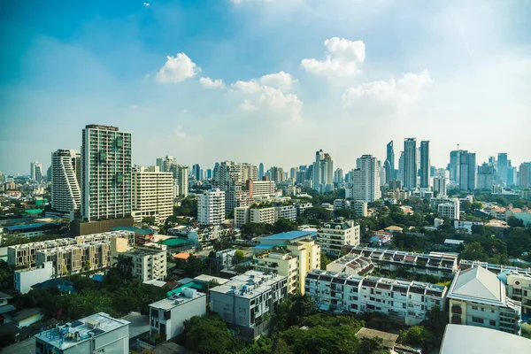 Panorama Města Bangkok Thajsku — Stock fotografie