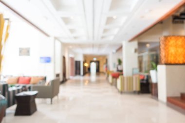 Soyut bulanıklık ve ufuk güzel lüks otelin lobi ve arka plan için iç salon