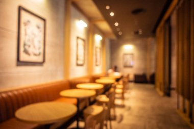 Soyut bulanıklık ve ufuk kahvaltı büfesi otel Restoran iç arka plan - Vintage filtre için