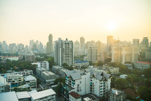 Bangkok city skyline in Thailand