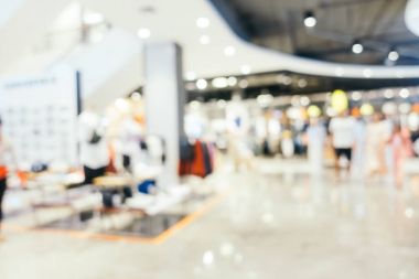 Soyut bulanıklık alışveriş merkezi deparmet mağaza iç arka planı için