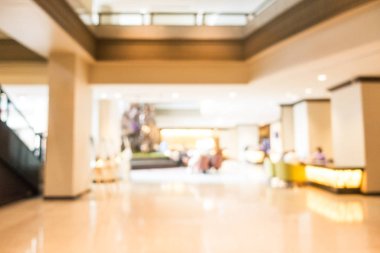 Soyut bulanıklık lobi ve otel iç arka planı için