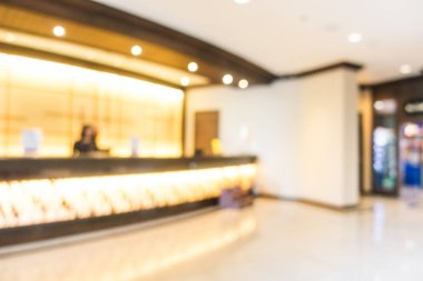 Soyut bulanıklık lobi ve otel iç arka planı için