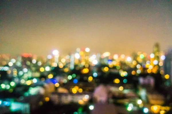 Abstract Blur Bangkok City Skyline Background — Stock Photo, Image