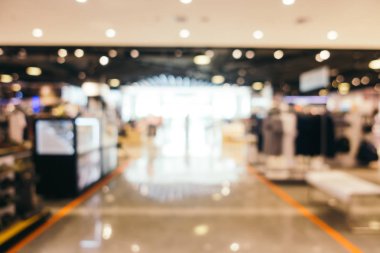 Soyut bulanıklık alışveriş merkezi deparmet mağaza iç arka planı için