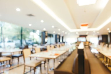 Soyut bulanıklık ve ufuk kahvaltı büfesi otel Restoran iç arka plan - Vintage filtre için