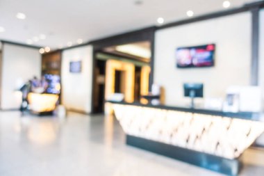 Soyut bulanıklık lobi ve otel iç arka planı için