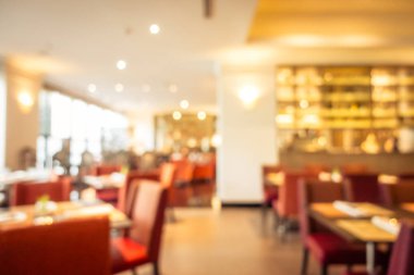 Soyut bulanıklık restoran ve kafe iç