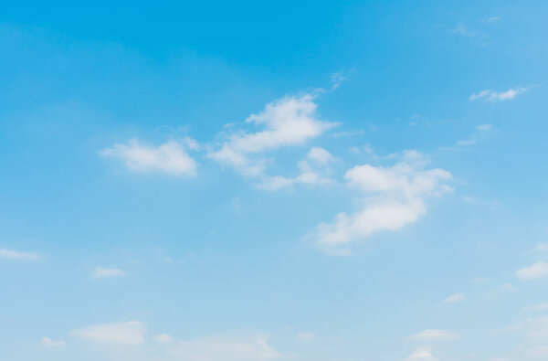 White cloud on blue sky