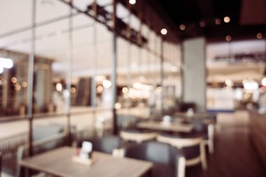 Soyut bulanıklık ve ufuk Restoran iç