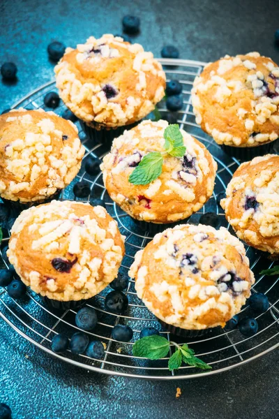 Muffin de arándanos — Foto de Stock