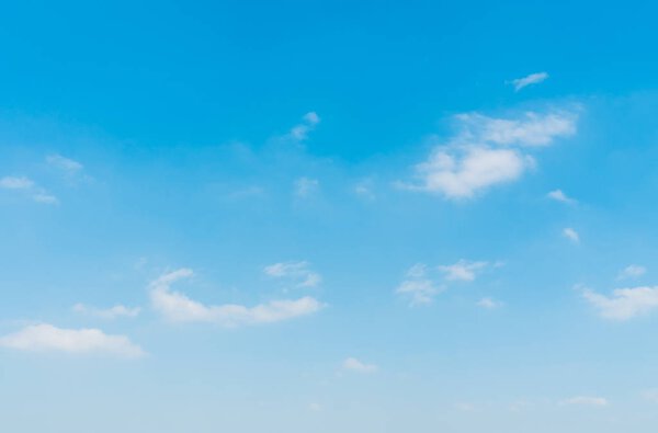 White cloud on blue sky