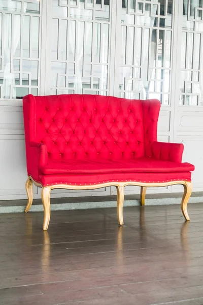 Sofa Vintage Merah — Stok Foto