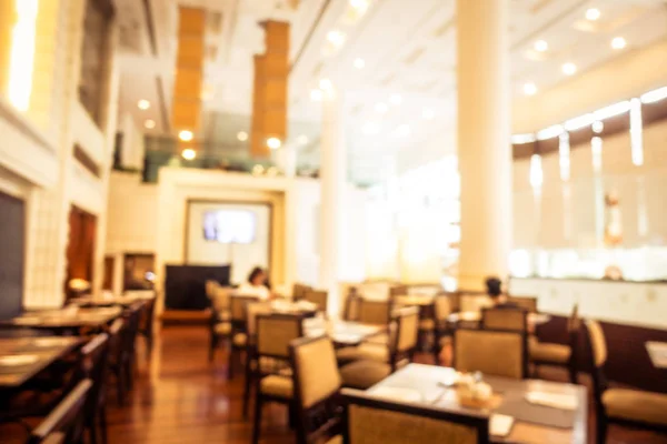 Desenfoque abstracto y desenfocado desayuno buffet en el restaurante del hotel — Foto de Stock