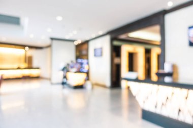 Soyut bulanıklık lobi ve otel iç