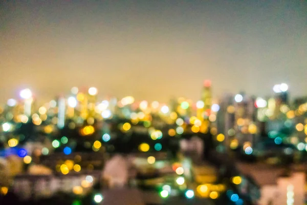 Rozmycie streszczenie panoramę miasta bangkok — Zdjęcie stockowe