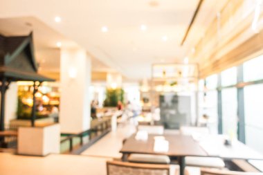 Soyut bulanıklık restoran ve kafe iç