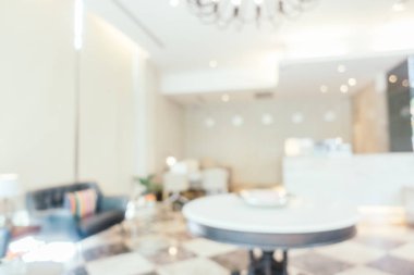 Bulanıklık otel lobi iç yaşam alanı