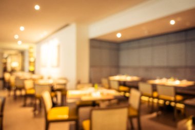 Soyut bulanıklık restoran ve kafe iç