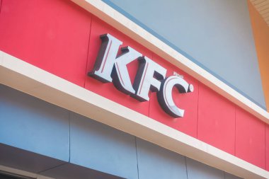 Nonthaburi, Tayland Jan 20 2018 Kfc's Tayland ve dünya çapında birçok mağaza fastfood Restoran