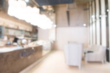 Soyut bulanıklık ve ufuk otel ve lobi iç