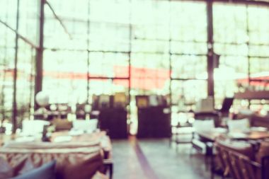 Soyut bulanıklık kahvehane kafe ve Restoran iç