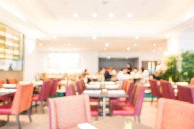 Soyut bulanıklık restoran ve kafe iç