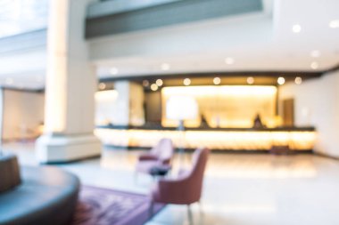 Soyut bulanıklık lobi ve otel iç